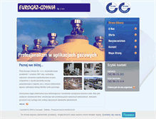 Tablet Screenshot of eurogaz-gdynia.com.pl